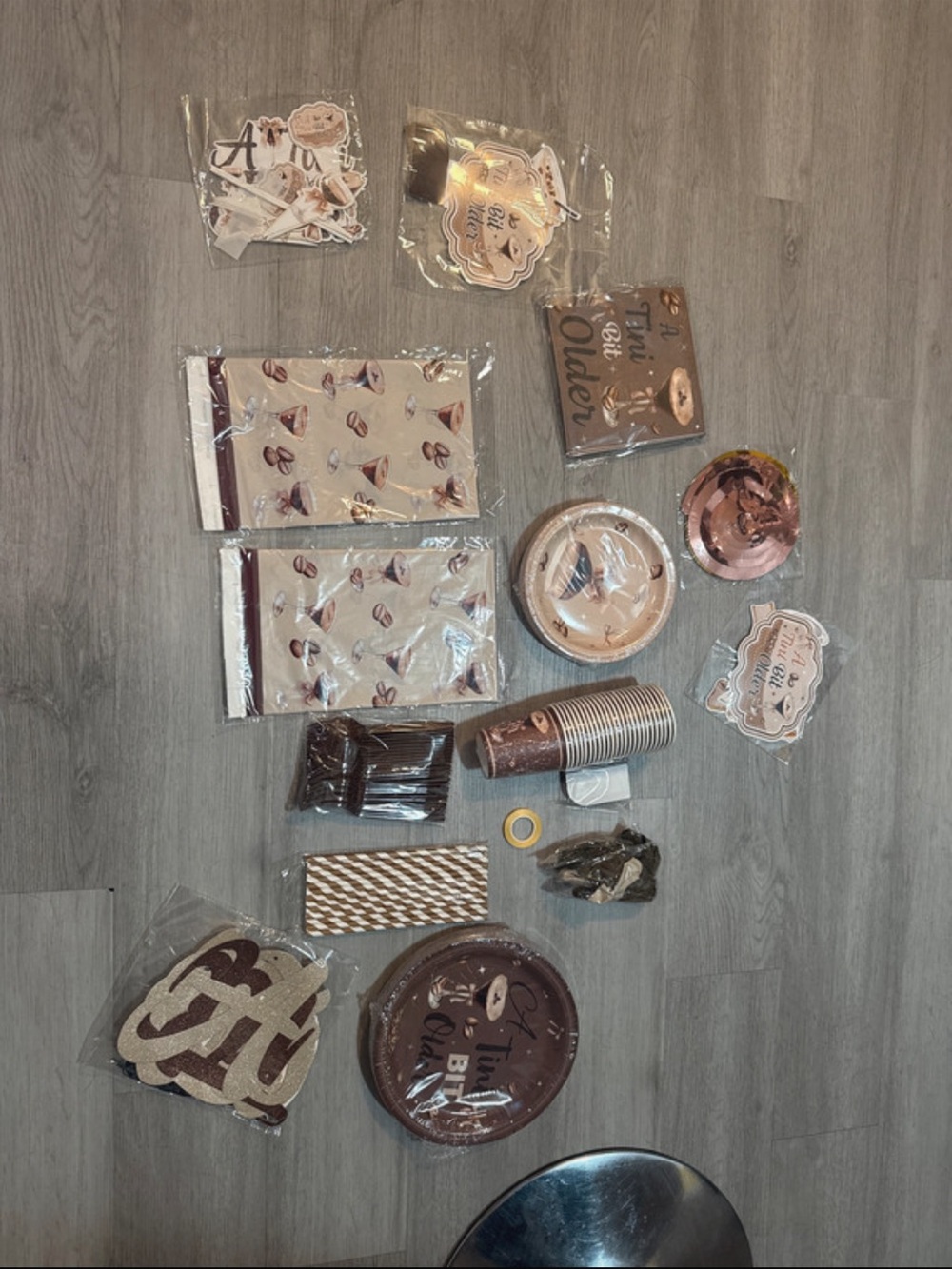 Party Supplies Set – “A tini bit older”